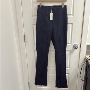 Spanx Denim Size Medium High Rise Demi‎ Boot Indigo New